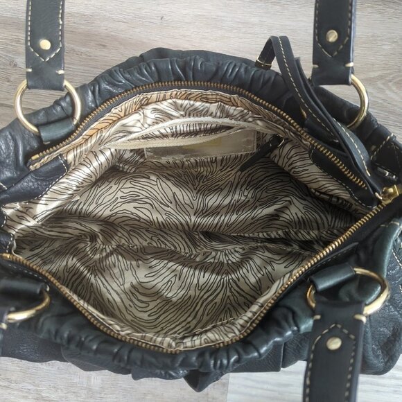 Laundry by Shelli Segal Leather Duffle Purse - Picture 5 of 6